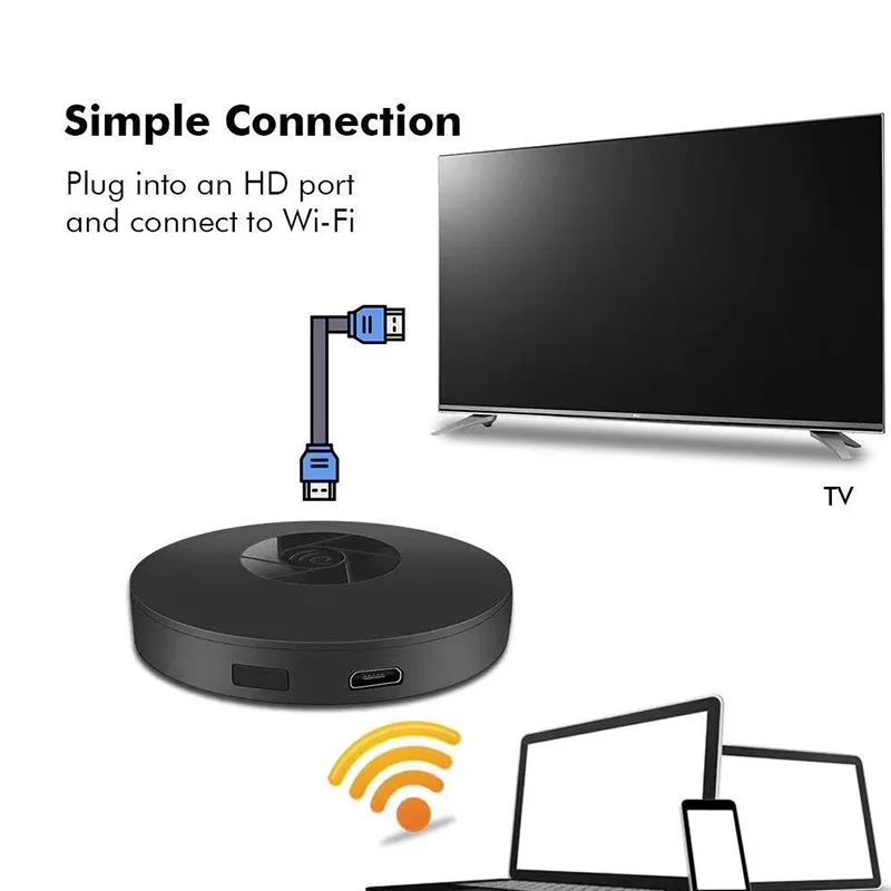 

Wireless Same Screen TV Display Receiver Adapter Support Tablet Image For IOS Android Google 3036 2 G2 M2