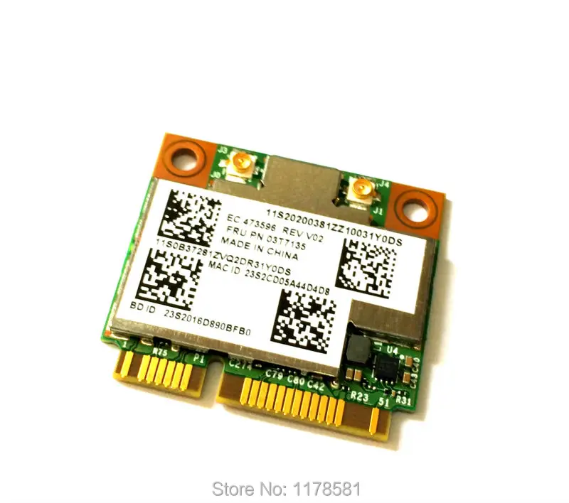 WiFi Bluetooth 4 0 BroadCom BCM4352 BCM94352HMB Half Mini PCI E 802.11ac 876 M Двухдиапазонная беспроводная карта