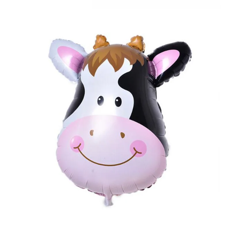 balloon 1pcs Вечерние шары из фольги льва и тигра, одноразовая бумажная посуда, салфетка для чашек, сафари, зоо, вечерние принадлежности - Цвет: balloon 1pcs