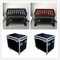 2piece with case ip65 rgbw led wall washer dmx 36 leds 10w outdoor city color rgbw 4in1 led wall washer light