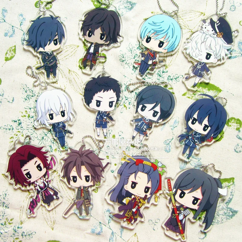 Touken Ranbu онлайн игра Gokotai Ichigo Hitofuri Taroutachi Jiroutachi акриловый брелок подвеска|keychain