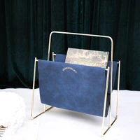 magazine holder rack elegant pu leather magazine organizer for home or offices suitable for books tablets and newspapers