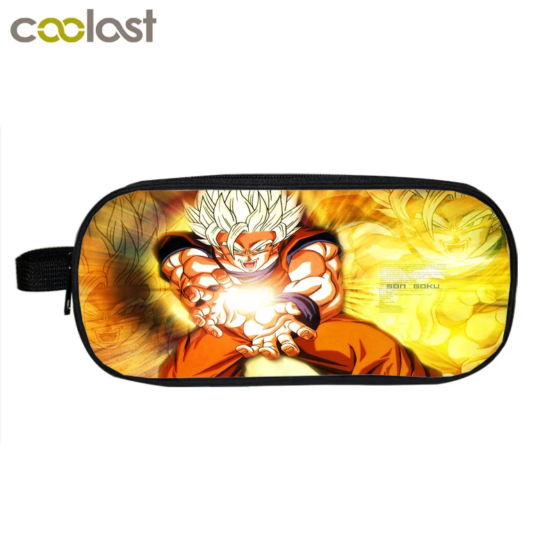 QBB QLZ52 Японский аниме Dragon Ball косметический чехол с карандашом для мальчиков и девочек школьные сумки Goku детский чехол стационарная сумка, школьные принадлежности - Цвет: QBB QLZ52