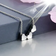 Новинка модное ожерелье с сердцем из 3 предметов для подруги жены