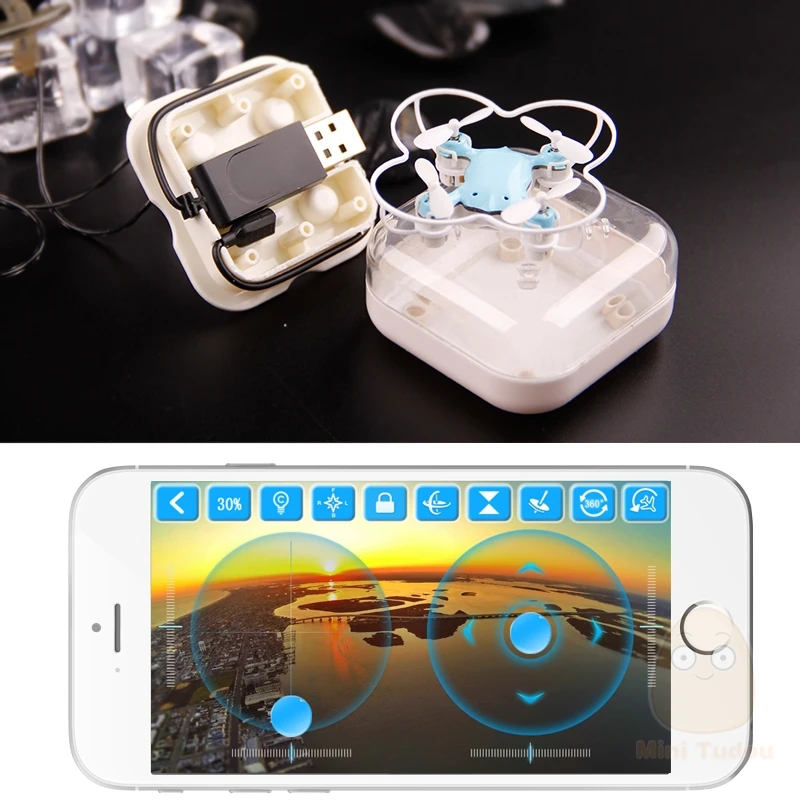 MiniTudou M910 карман Drone 2 4G 4CH мини маленький квадроцикл 3D флип Nano Размеры с