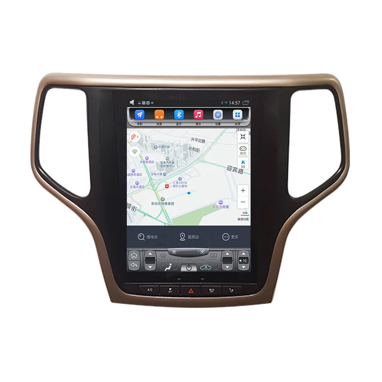 2014 2018 Grand Cherokee 10 4 дюймов вертикальный сенсорный экран Android автомобильный GPS