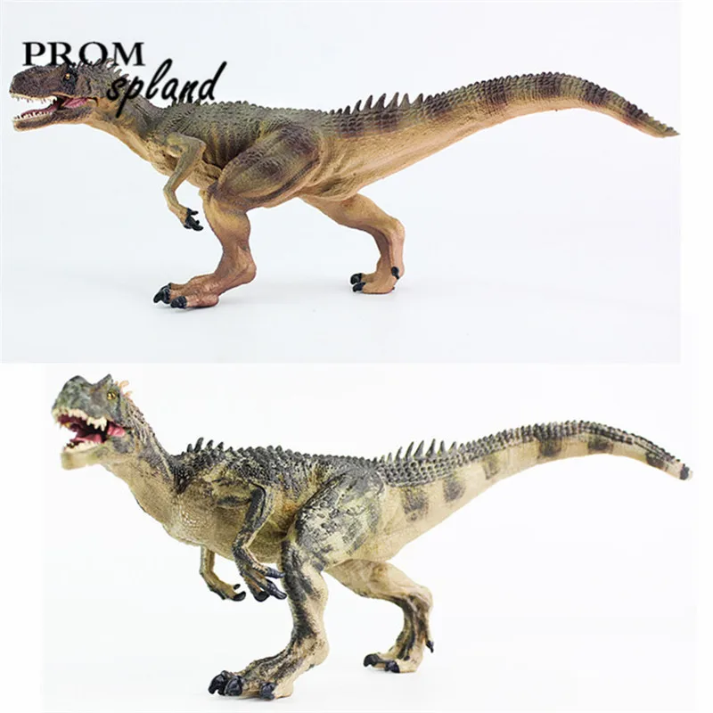 Allosaurus фигурки красный зеленый Моделирование Обучающие игрушки Фигурки