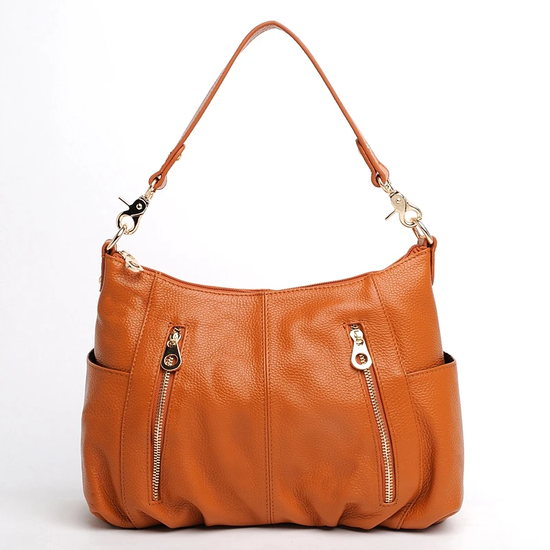 MCO Модная стильная женская сумка на плечо из натуральной кожи сумка-тоут