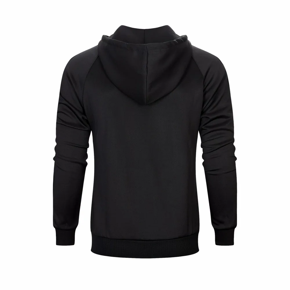 2019 повседневная спортивная одежда мужская однотонная куртка на молнии 2 шт.