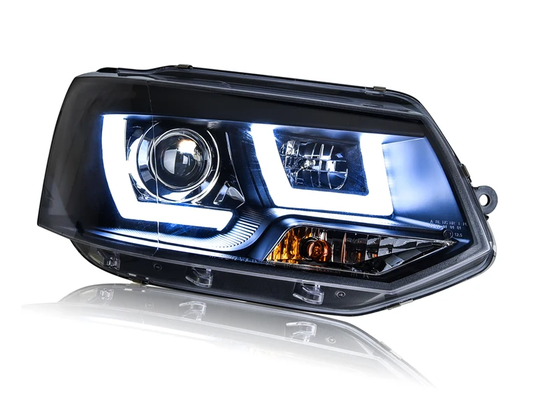 Автомобильный Стайлинг, светодиодный HID Rio, светодиодный чехол для фары, для V W Multivan T5 2012-, биксеноновые линзы ближнего света