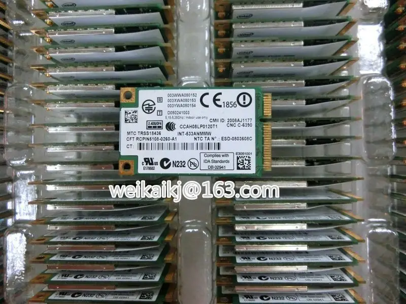 INTEL 5300 AGN 802.11n Mini PCI-E  N- 300 / 2, 4G/5G WIFI 533AN
