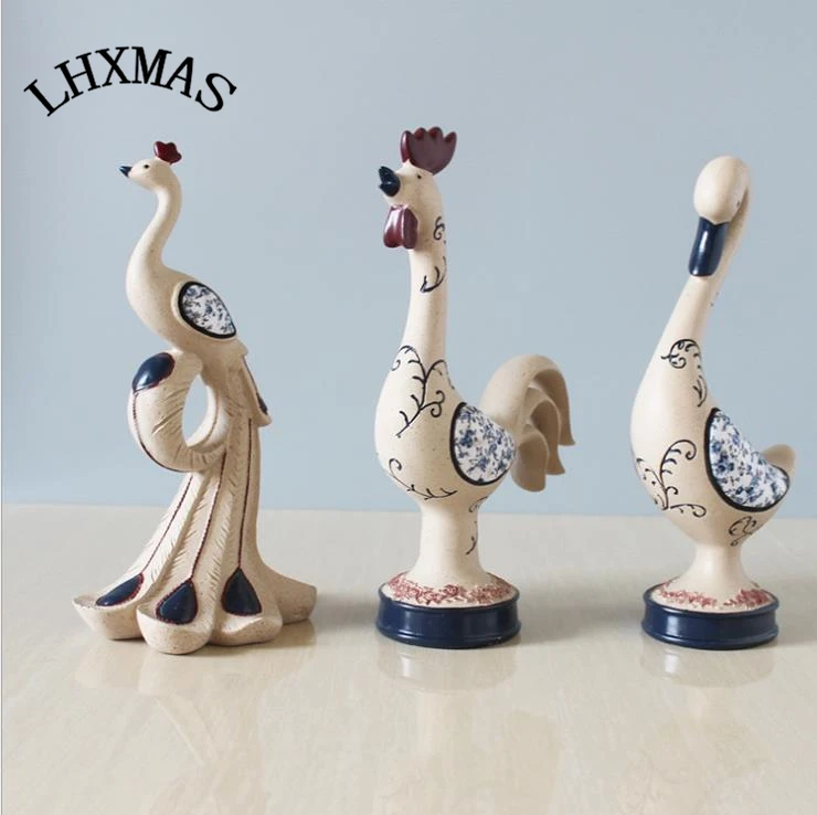 

1 шт. креативные ретро украшения из смолы в виде животных, украшения для гостиной, телевизора, кабинета, E433