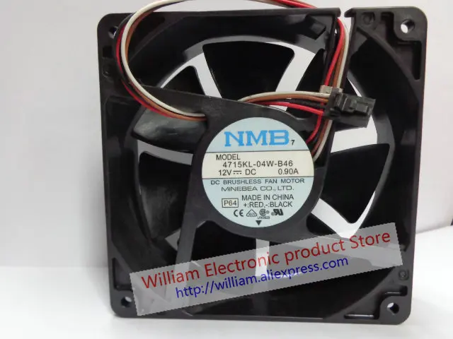 Новый оригинальный NMB 4715KL-04W-B46 P64 12 В 0.90A см 120*120*38 мм для Dell компьютерный