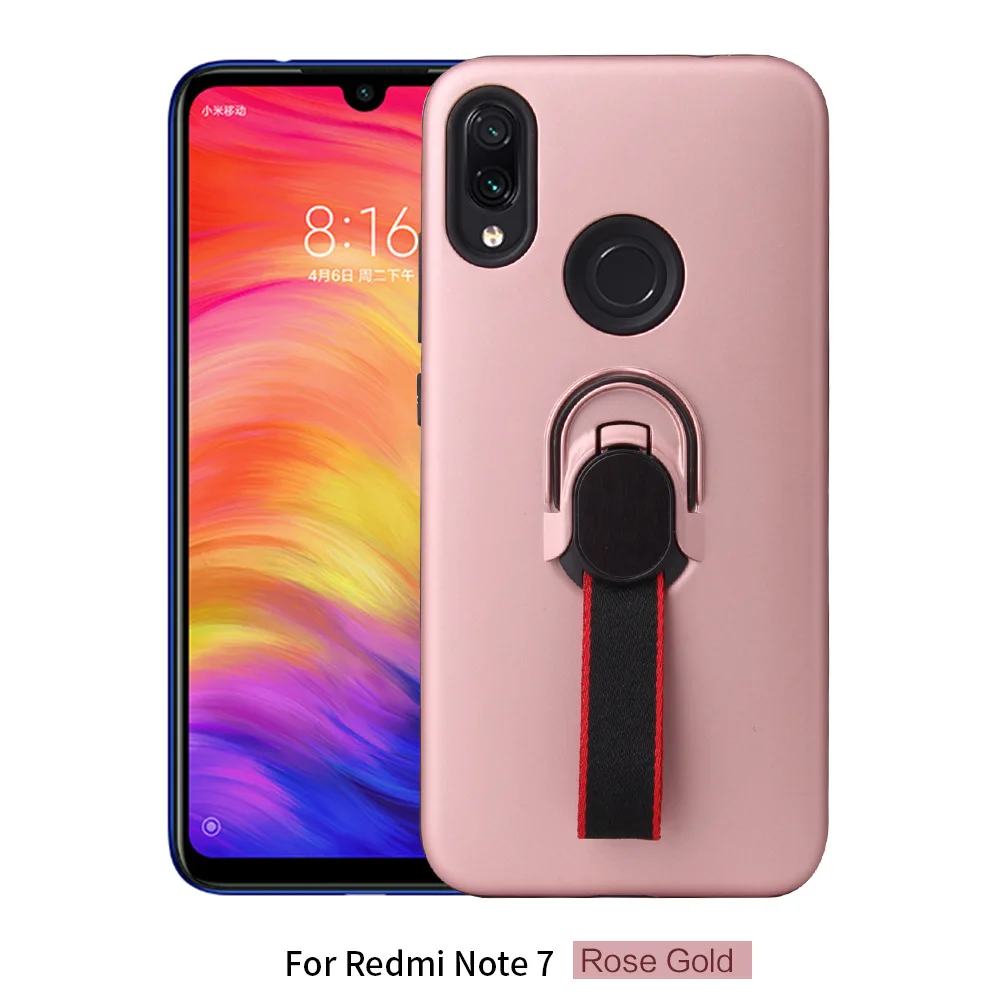 Кольцо на палец руки Пряжка Чехол Для Телефона Сяо mi красный S2 5 плюс 6 6A Pro Note 4 4X5 7 8