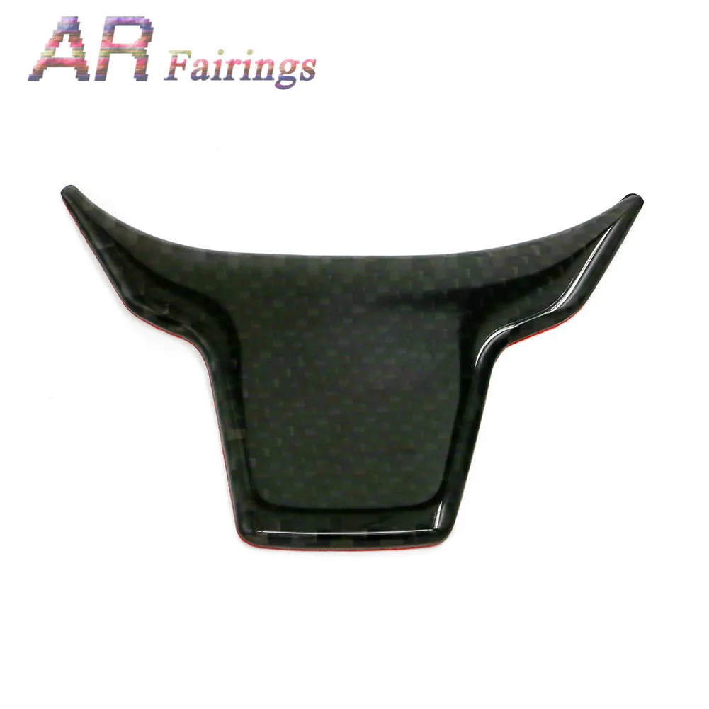 1 шт. внутренняя Накладка для рулевого колеса из углеродного волокна отделка
