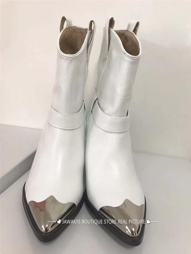 Botas mujer; ковбойские сапоги из натуральной кожи в западном стиле; Женские Дизайнерские Сапоги до середины икры с бахромой и металлическими заклепками на танкетке и высоком каблуке