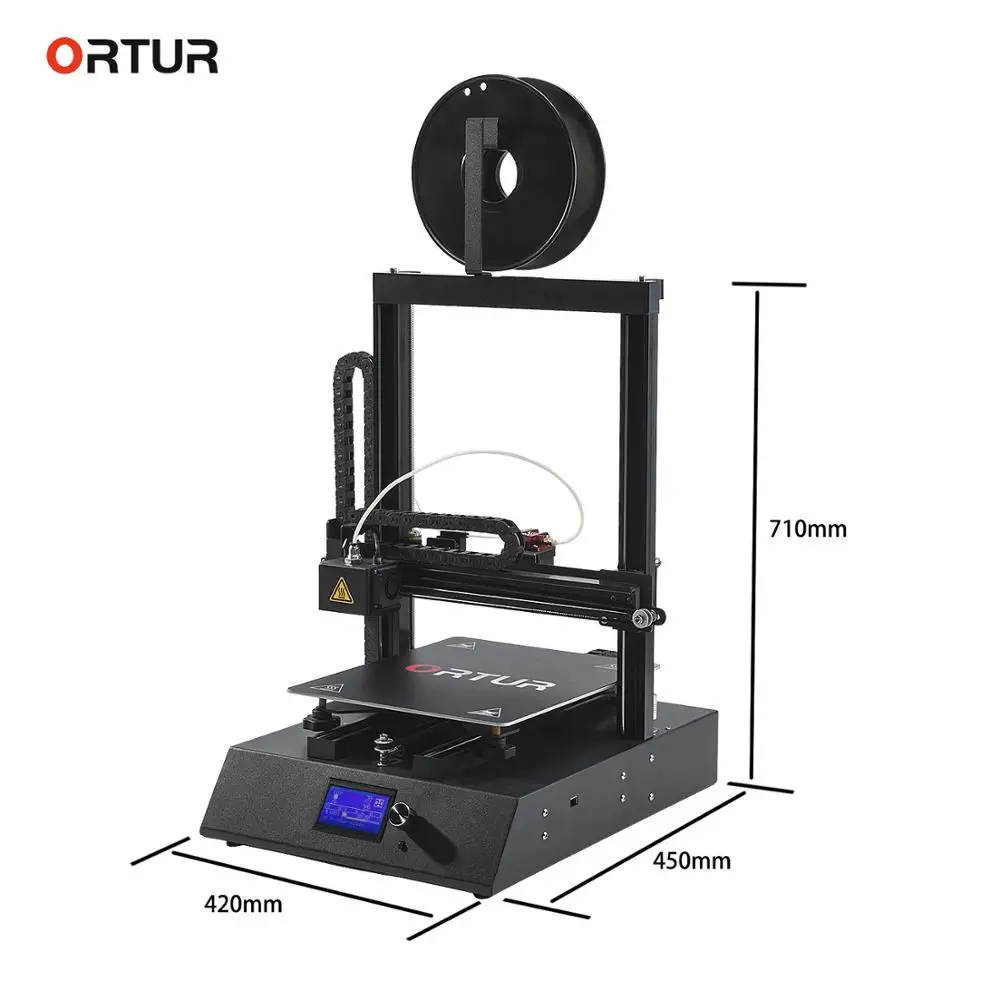 Impressora 3D Printer Drucker Stampante Printing Machine FDM Desktop Metal Frame Single Extruder Nozzle Hotbed New | Компьютеры и офис
