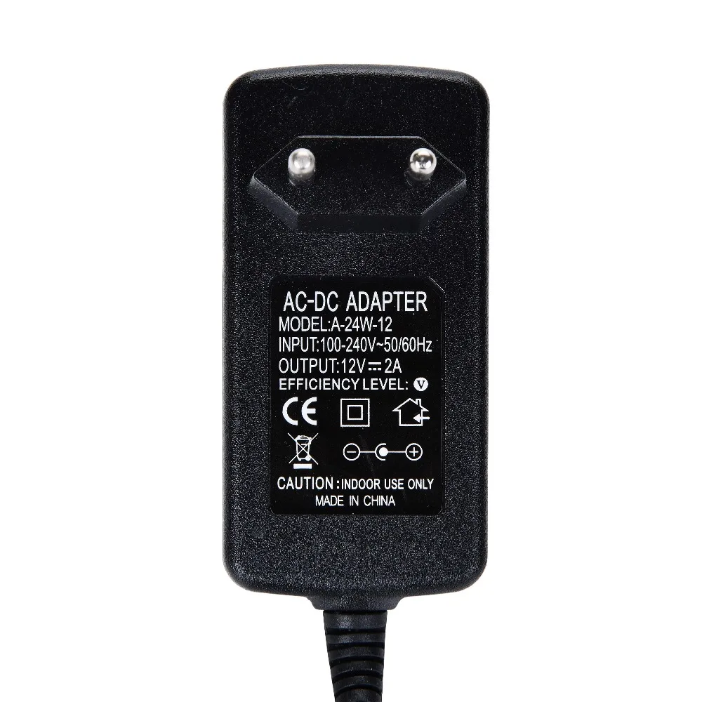Адаптер Hamrolte AC100 240V на 12 В постоянного тока 2 А переходник импульсный источник