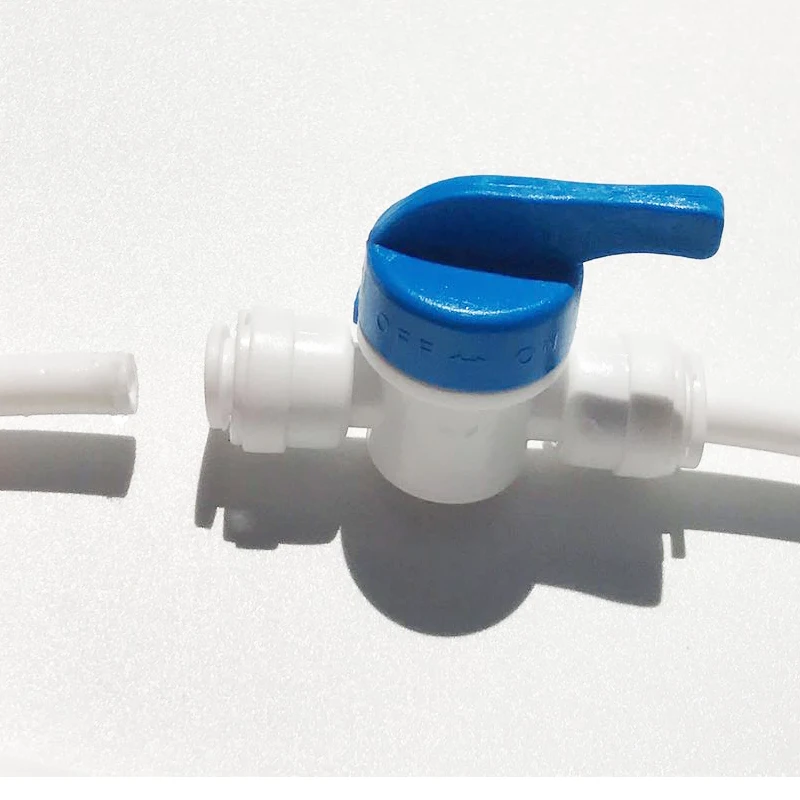 Прямой диаметр пробки шаровой клапан контроль воды быстрое подключение фитинг 1/4