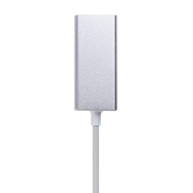 5 Гбит/с высокоскоростной светодиодный сетевой адаптер с индикацией типа C USB-C USB 3,1-RJ45 Gigabit Ethernet 1000 Мбит/с сетевой адаптер LAN
