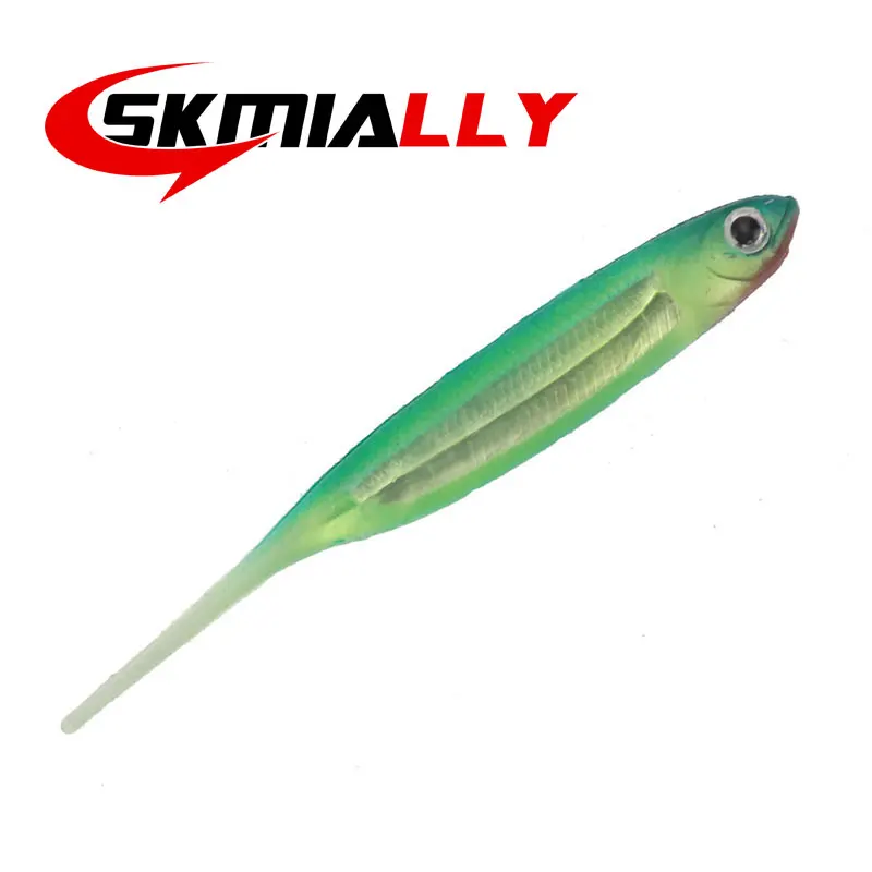 Искусственные приманки Skmially 5 шт./лот Isca 7 см 2 г 3D радужные рыболовные Мягкая