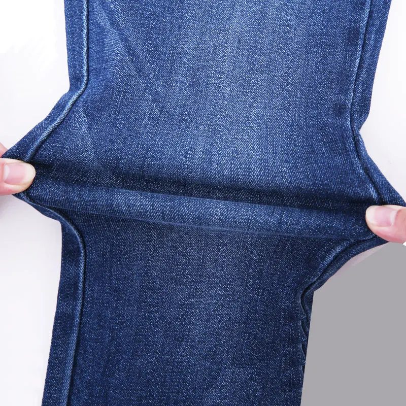 Женские узкие джинсы LEIJIJEANS повседневные синие скинни со средней посадкой полной