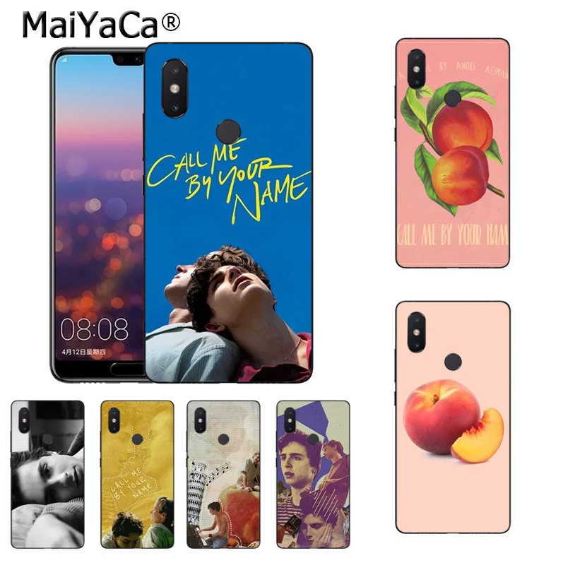 Чехол для телефона MaiYaCa Call Me по вашему имени Diy с красочной печатью xiaomi mi 8se 6 note2 note3