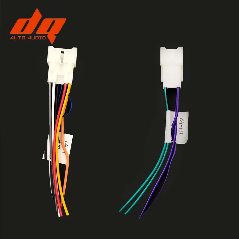 2 шт. универсальный автомобильный стерео CD плеер радио жгут проводов адаптер