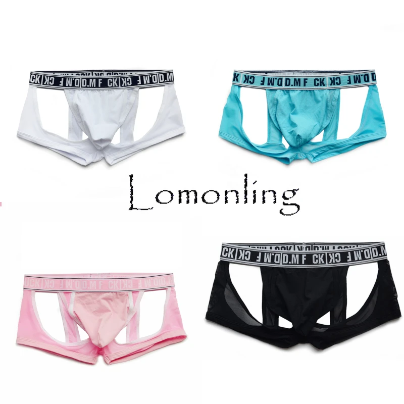 Мужское нижнее белье Lomonling сексуальное с открытой спиной и ремешком на пенис g