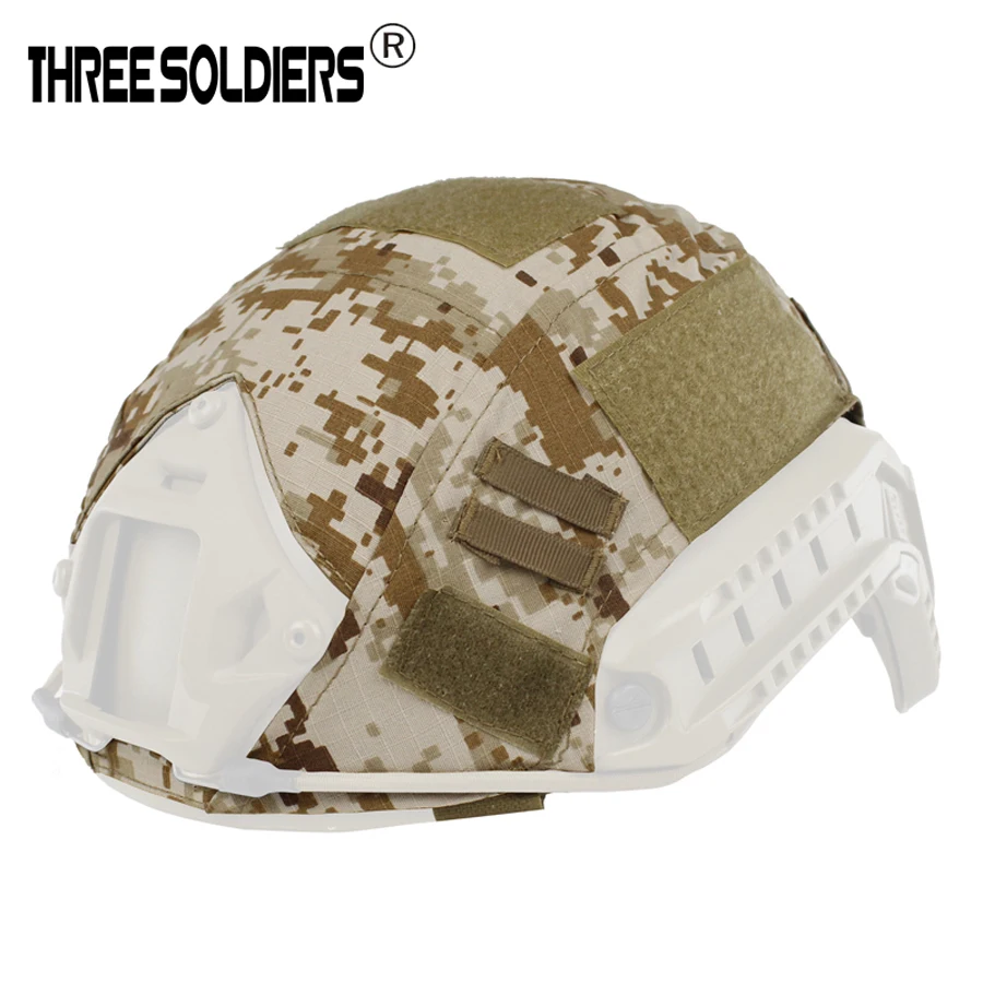 Тактический чехол для шлема трех солдат страйкбола пейнтбола снаряжения военных