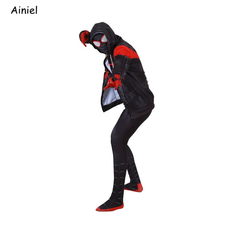 Костюм «Человек-паук», «вдали от дома», «Питер Паркер», «Супергерои», толстовка, толстовка на молнии, пальто, толстовки с капюшоном для детей и взрослых
