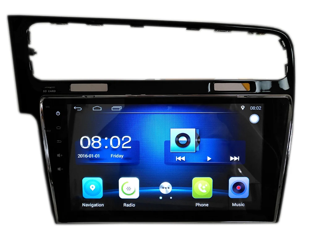 2 din Радио android для vw golf 7 с 10 1 большим экраном wifi 4g рулевое колесо управление