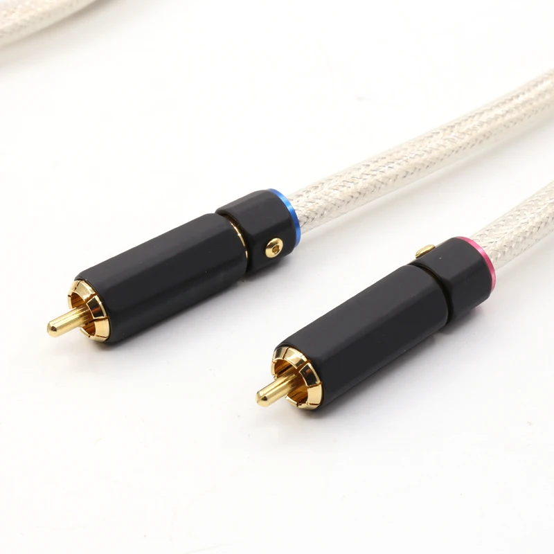 Соединительный кабель RCA (штекер)/XLR (штекер) Посеребренная медь | Электроника