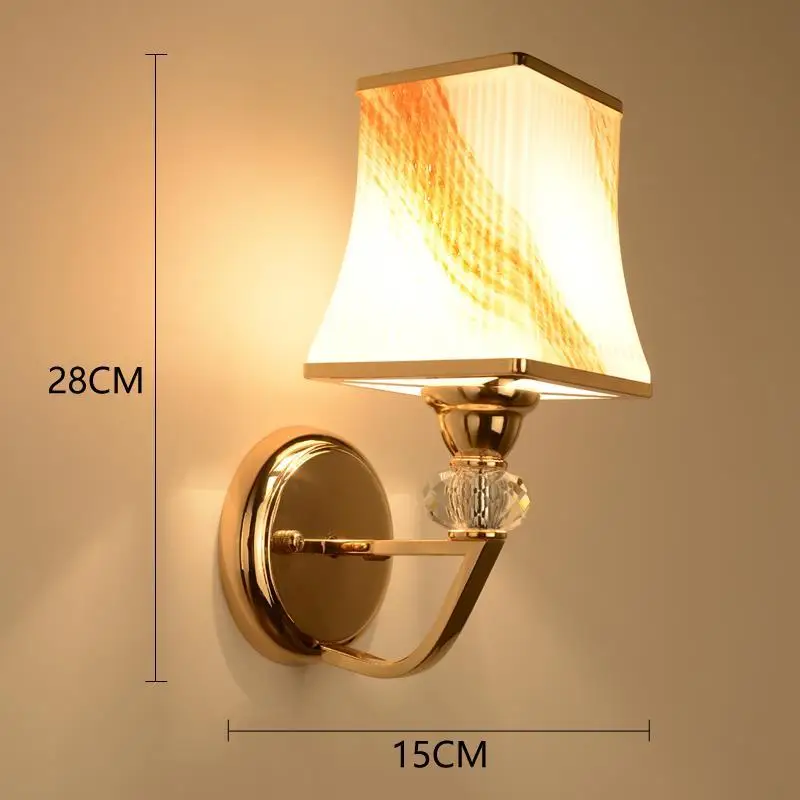 Lampen современный декор для ванной комнаты Arandela Lampara De Crystal Aplique Luz Pared аппликация Murale