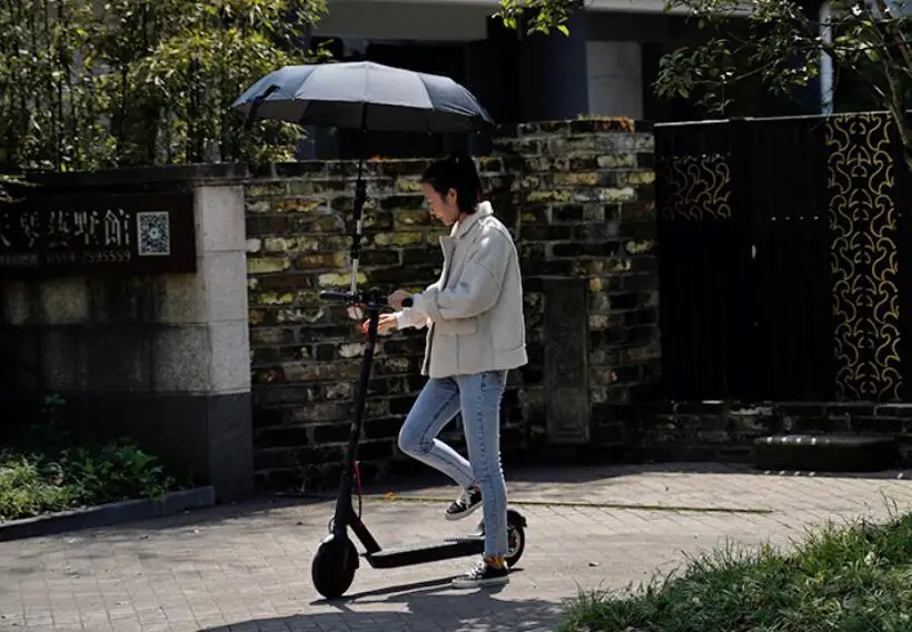 Регулируемый держатель для электрического скутера из нержавеющей стали, держатель для зонта, прогулочная коляска для велосипеда, кронштейн для зонта, держатель для скутера