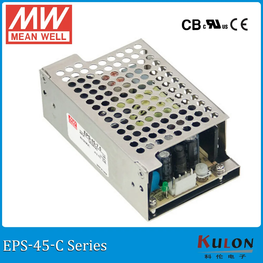 

Original MEAN WELL EPS-45-36-C 36V 1.25A 45W meanwell enclosed type Power Supply EPS-45 with case