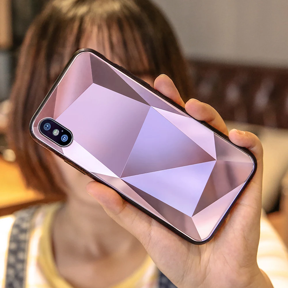 Heyytle 3D Алмазный зеркальный чехол для iPhone 11Pro MAX X XR XS 8 7 6 6S Plus блестящий задняя
