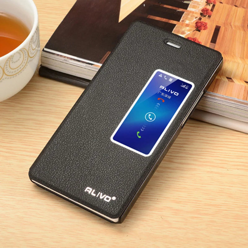 Чехол ALIVO из искусственной кожи для huawei P7 деловая серия искусственная кожа +
