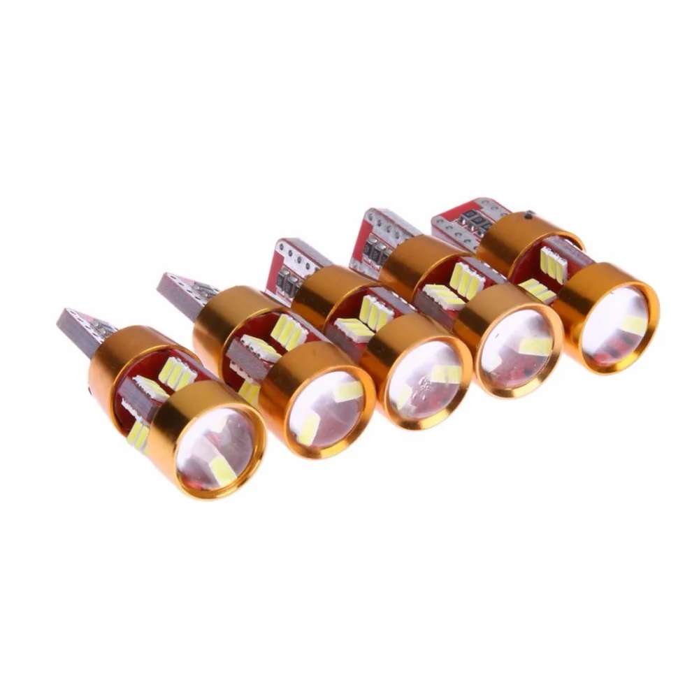 Комплект 10 Lampada Onix Farolete E Placa 27 Led 4014 Canbus 6000k t10 w5w 194 Punto Bravo Подавитель|10 t10|t10 10canceller |