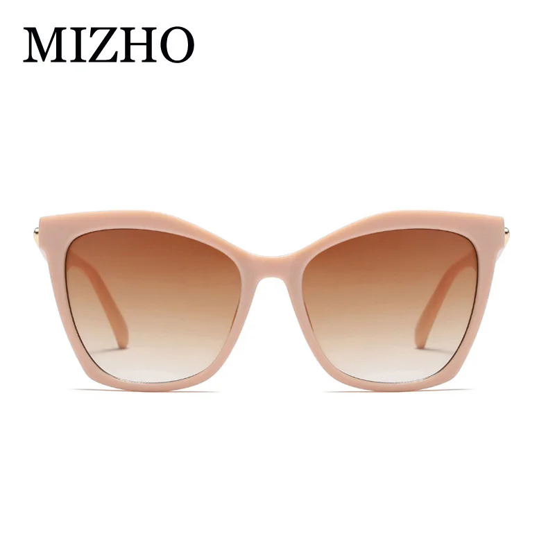 MIZHO модные квадратные стильные градиентные Звездные очки Женские Ретро