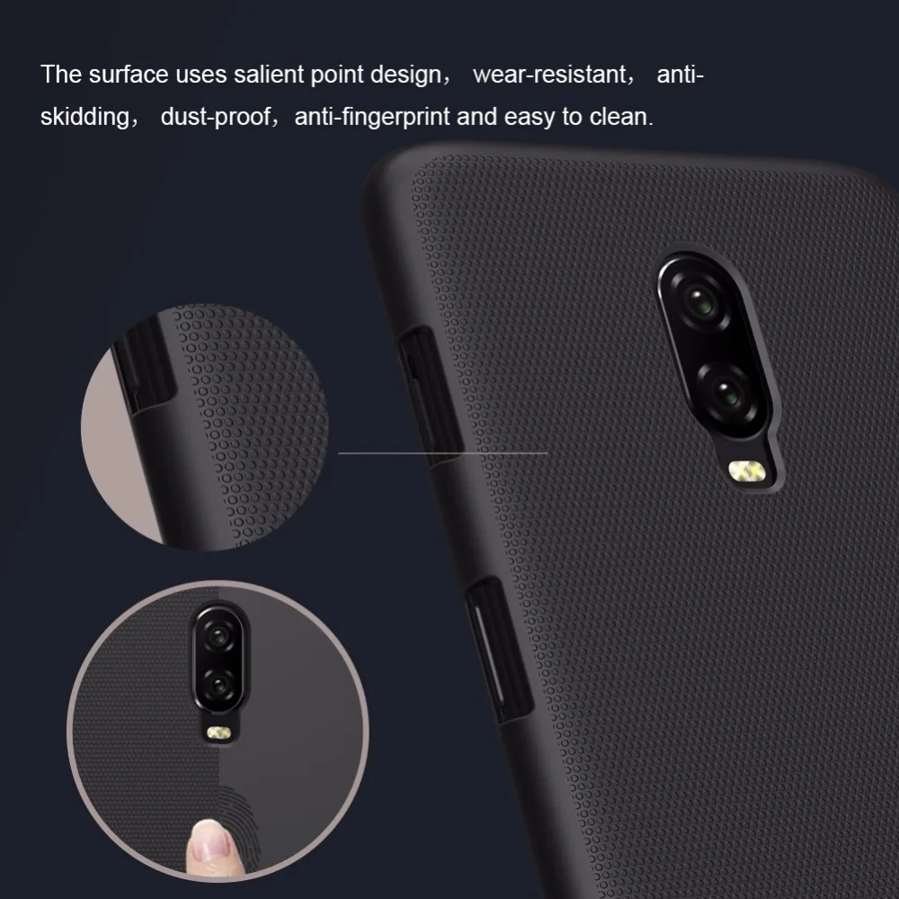 Чехол для Oneplus 6T с защитой Super Frosted, оригинальный от Nillkin.