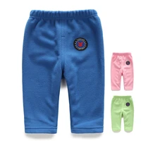 0 24m newborn pants cotton boys pants knitted toddler girl leggings fleece elastic waist pp pant baby trousers dk18