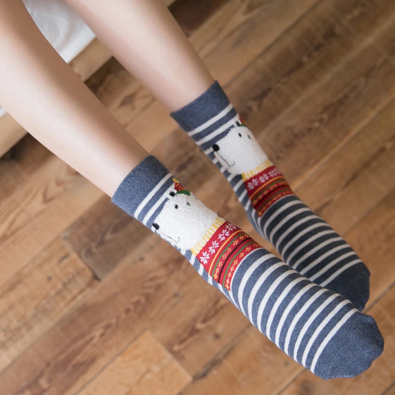 5 пар женские носки новые милые повседневные хлопковые с рисунком животных на