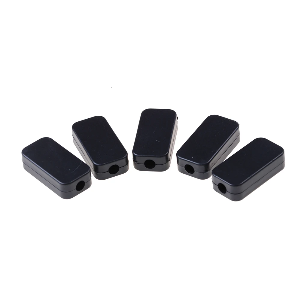 

5 Pcs DIY Enclosure Instrument Case Plastic Electronic Project Box Electrical Supplies Black Color 40*20*11mm