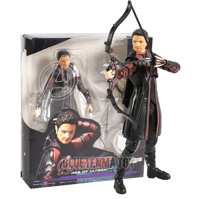 SHF фигурка Мстителей Hawkeye ПВХ героя Marvel Коллекционная модель игрушка в