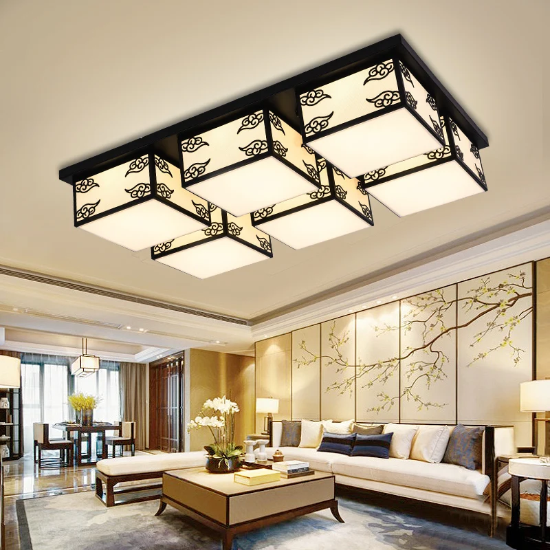 Потолочный светильник в китайском стиле для столовой современный потолочный
