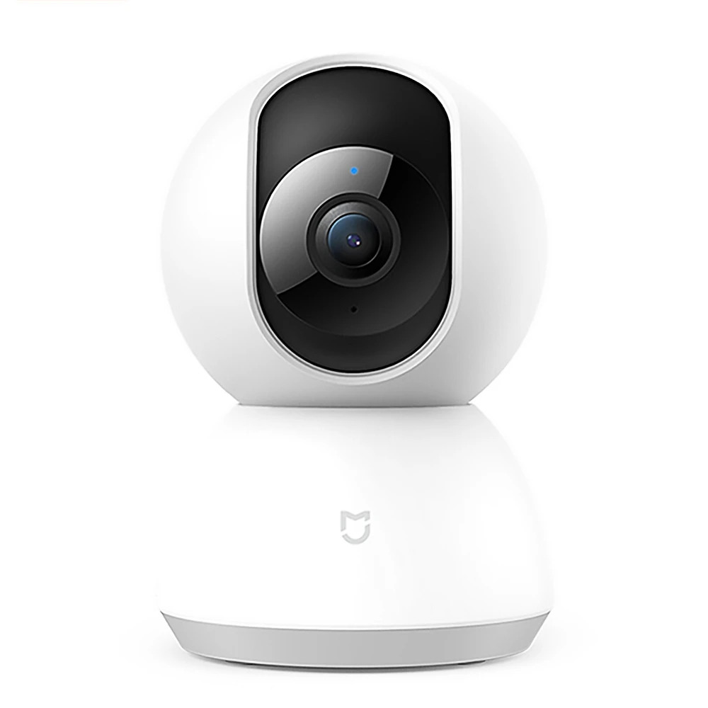 Белый Xiaomi Mijia Smart IP камера 1080P HD WiFi Pan-tilt ночное видение с углом обзора 360 градусов детектор движения монитор безопасности веб-камера - Цветной: Белый