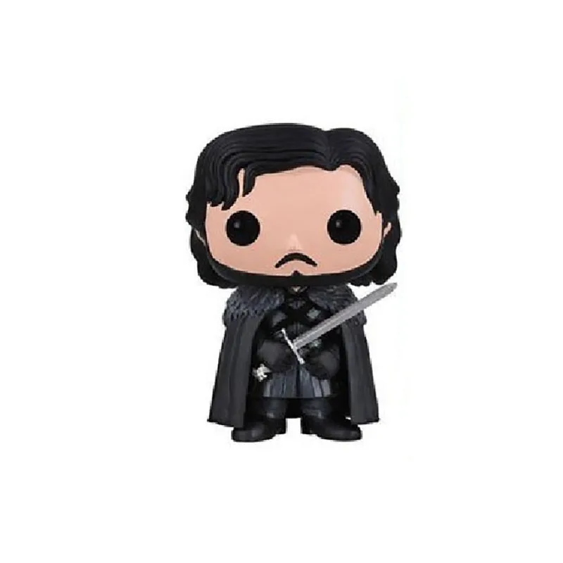 without box FUNKO POP Игра престолов игрушки Джон Сноу Дейенерис дрогон призрак ночной король Виниловая фигурка Коллекционная модель игрушки для детей - Цвет: without box