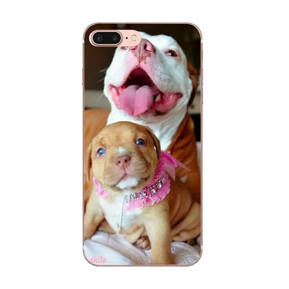 Soft TPU Screen Protector For Xiaomi Redmi Mi Note 7 8 9 SE Pro Lite Go Play Pitbull Dog Puppy | Мобильные телефоны и