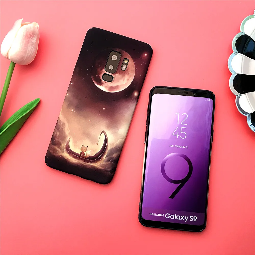 Чехол для телефона Samsung Galaxy S8 Plus S9 Note 8 Модный чехол IMD Жесткий мобильного S7 |